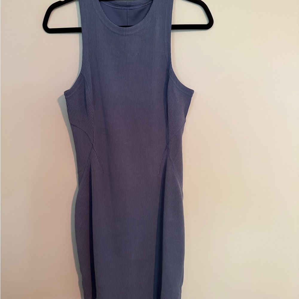 lululemon athletica Ribbed Blue Mini Dress - Picture 2 of 3
